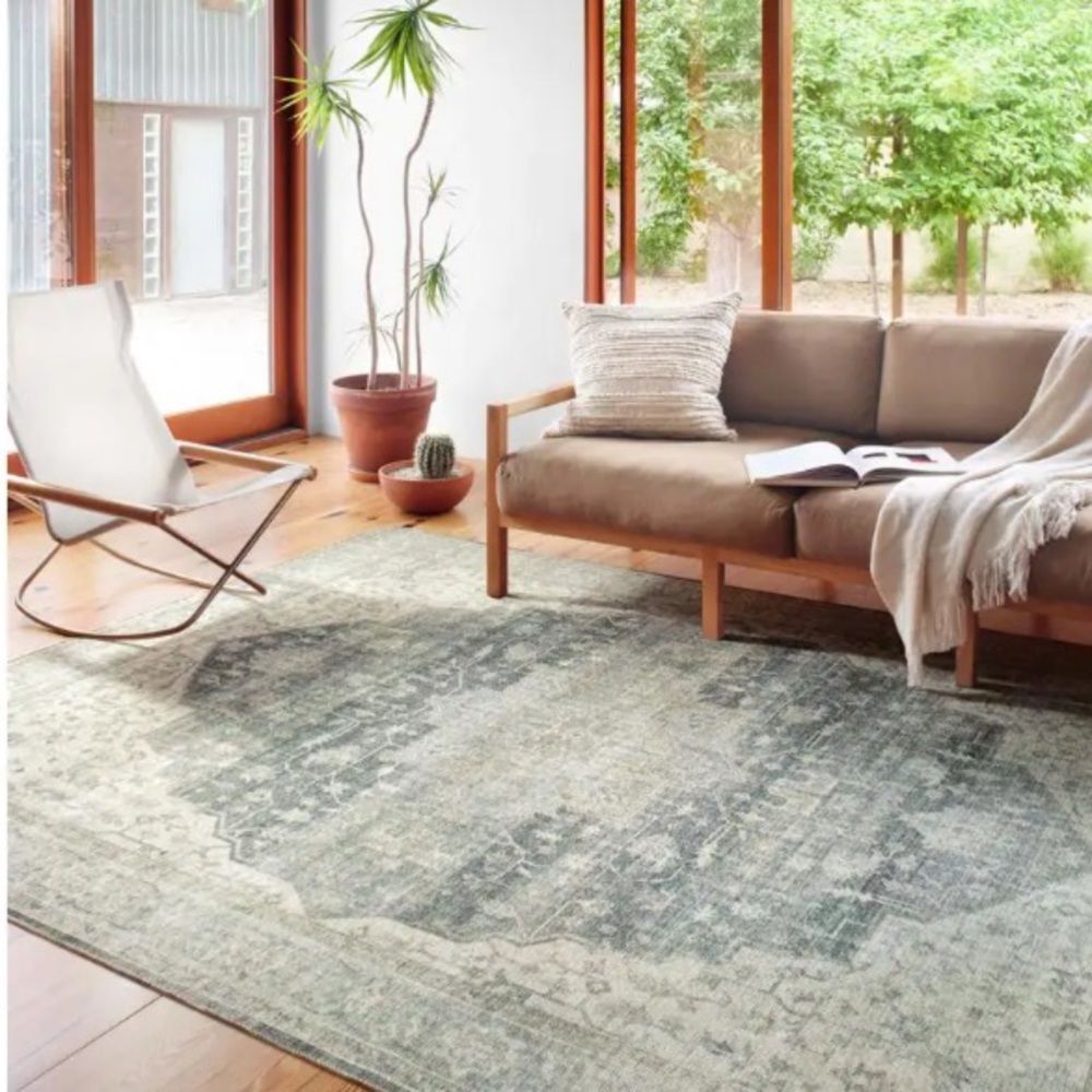 LOLOI NWT Skye runner rug -charcoal/dove -2’3”x3’9”
